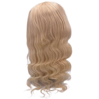 back of russian blonde body wave headband wig