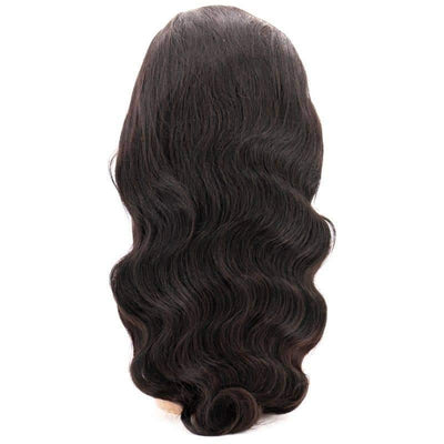 4x4 transparent body wave wig