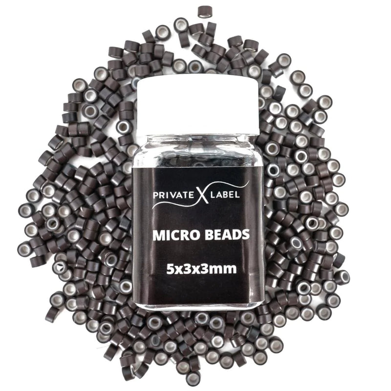 Brown Micro Beads 5x3x3mm (500 pieces)